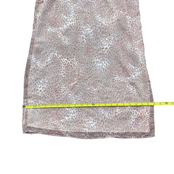 Walter Baker One-Shoulder Animal Print Dress M Pink Ruffle Party/Cocktail - Picture 3 of 8